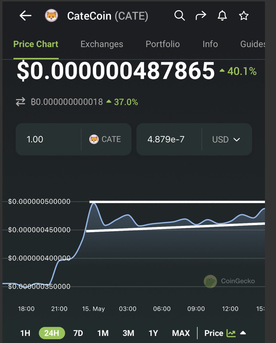 Trader4lyf's tweet photo. #catecoin - recent highs breakout is imminent!

Lets go‼️💪🏼 🚀🚀🚀 https://t.co/VqXntiI4Kf