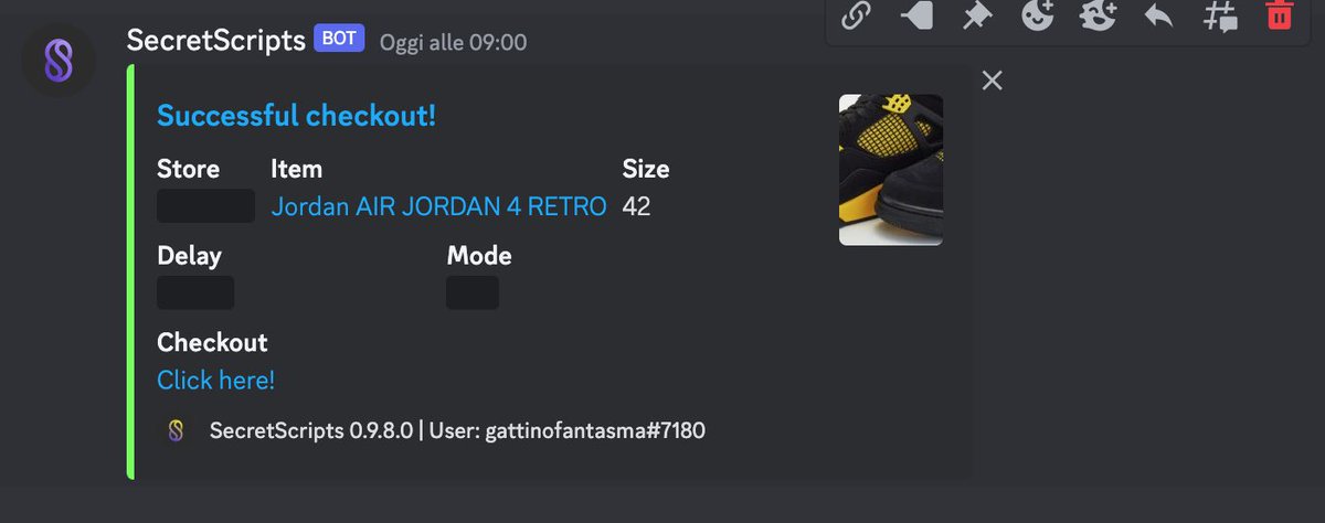 WhoIsMars (@who_is_mars) on Twitter photo Another day, another pair π
J4 thunder available in size 42, 43, 44, 44.5
Thanks to <a href="/closeoutmonitor/">CLOSEOUT Monitor</a> <a href="/secret_scripts/">SecretScripts</a> π Another day, another pair π
J4 thunder available in size 42, 43, 44, 44.5
Thanks to <a href="/closeoutmonitor/">CLOSEOUT Monitor</a> <a href="/secret_scripts/">SecretScripts</a> π