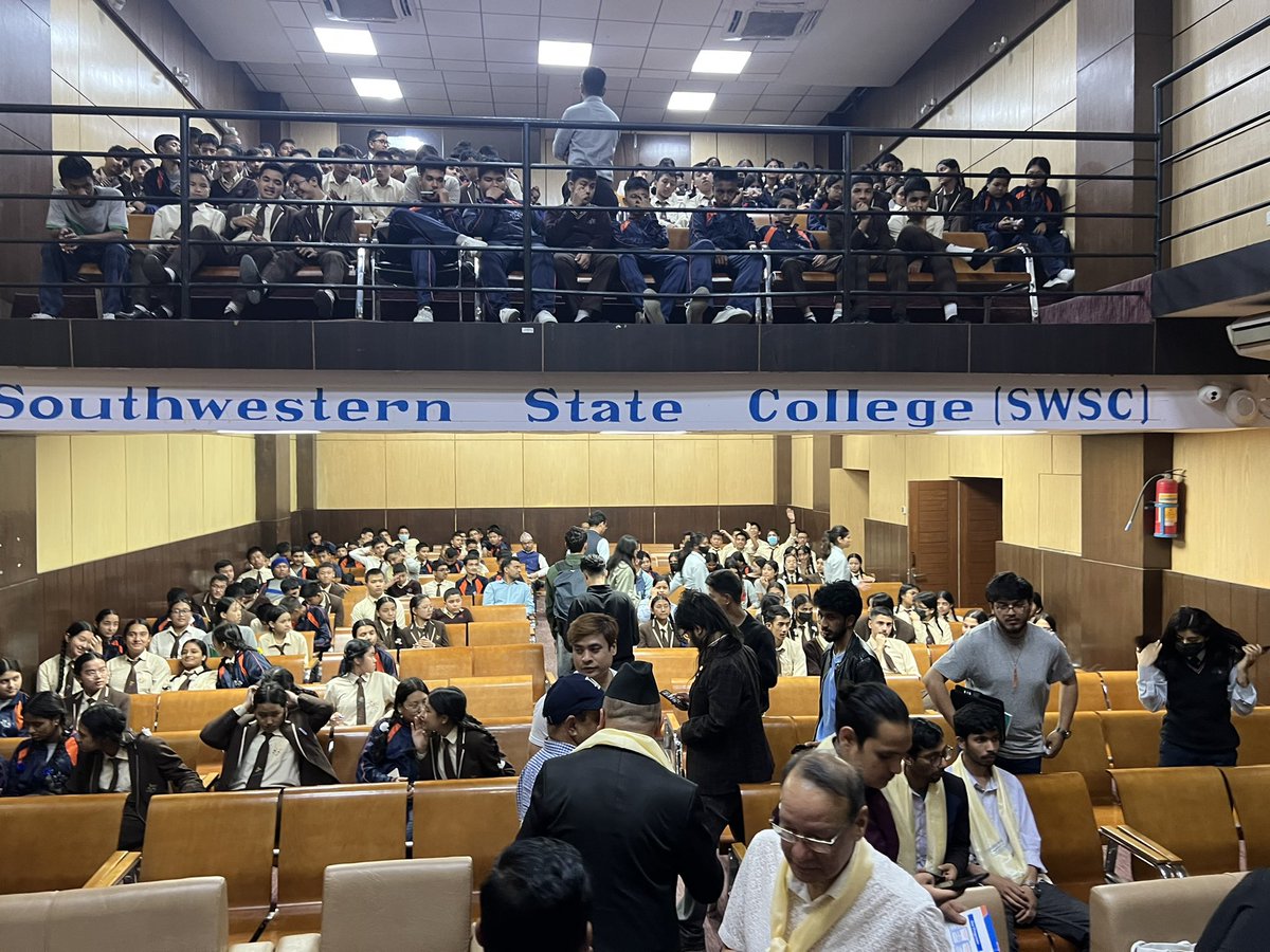 pjay_shrestha's tweet photo. Lovely to join Burn Awareness program at Southwestern State College which has over 4,500 students. https://t.co/ubIvjUW1H9