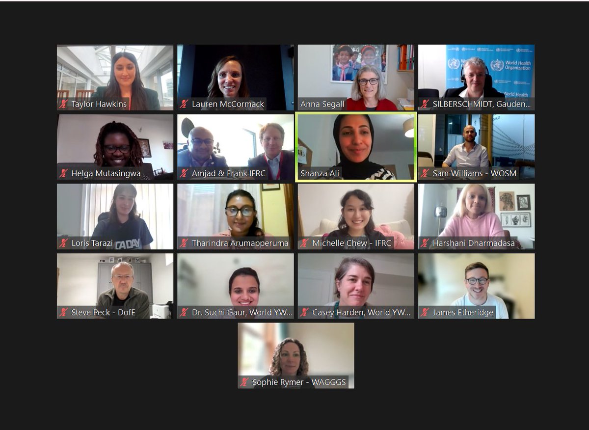 amjadmsaleem's tweet photo. on Friday, the board of @gymobilization met to close the first project under this initiative of  the Big 6 of @ifrc @worldscouting @wagggsworld @intaward @WorldYMCA @worldywca funded by @WHO &amp; @unfoundation. Its been 2 years of hard work mobilising young people impacted by #COVID https://t.co/hgjk9WhOaK