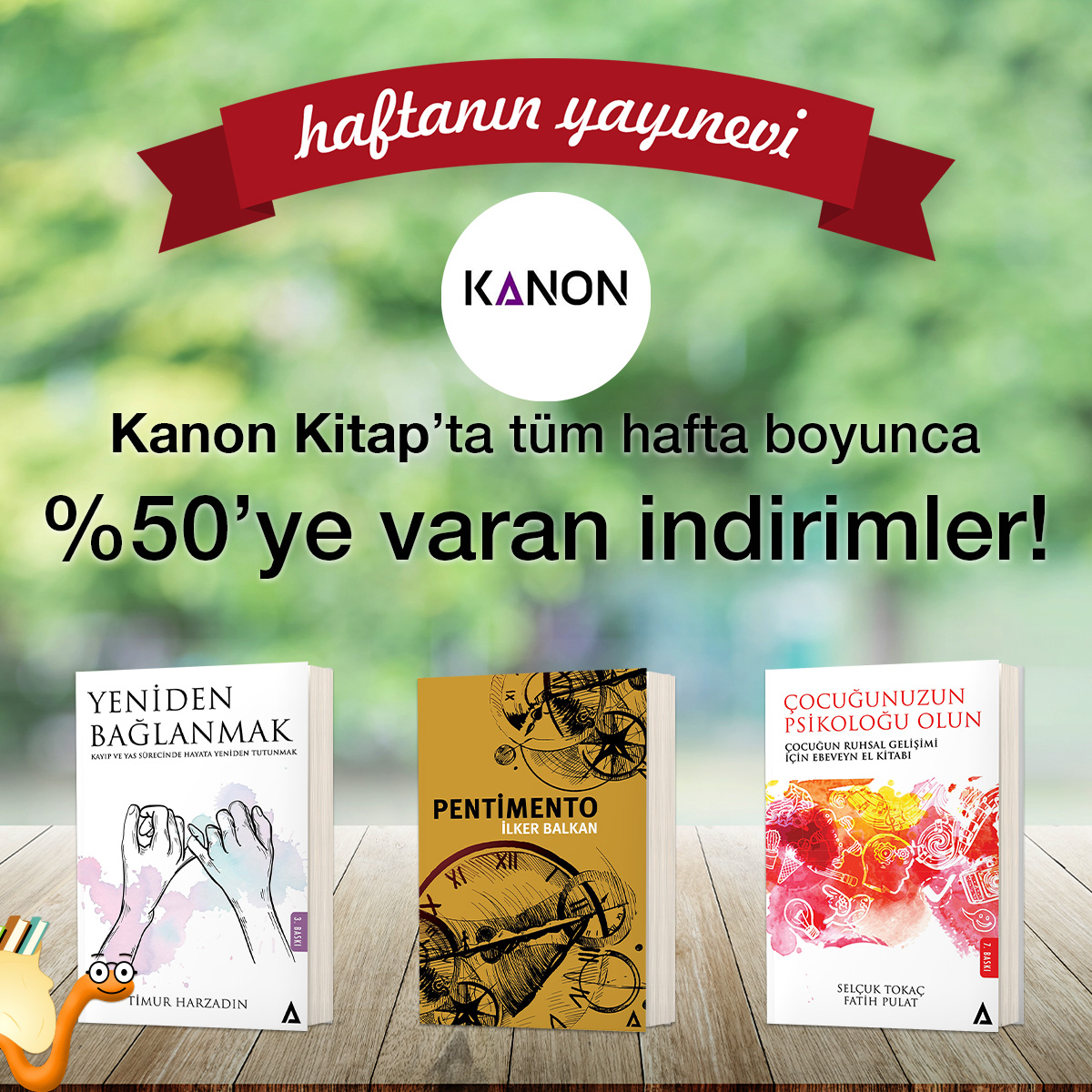 kitapyurducom's tweet photo. 📚 Kanon Kitap'ta hafta boyunca %50'ya varan indirimler Kitapkurtlarını bekliyor🤗
https://t.co/oUWh8HlfMy
#KitapYurdu #KanonKitap #KitapKurtları https://t.co/XU9DMaSiRc