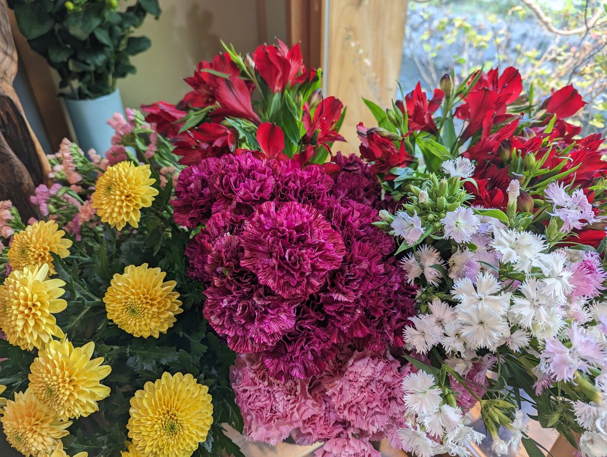 nishimura_ryoko's tweet photo. 今日の仕入れ✨パープル系レッド＆オレンジ🌼 https://t.co/Ew0ooF8pMl