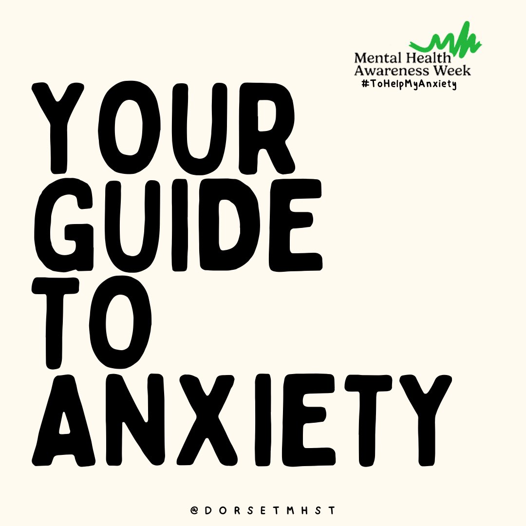 dorsetmhst's tweet photo. From the 15th May – 21st May it is #MentalHealthAwarenessWeek and the theme this year is #anxiety. In our first post this week we are thinking about what anxiety is, how to recognise the symptoms, and strategies and distraction exercises to help ease anxiety 👇 

@mentalhealth 🤍 https://t.co/viIkDzGquX