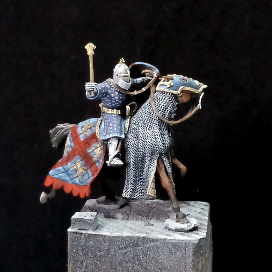 HSculpts's tweet photo. WIP 28mm 14th Century Portuguese Knight. Will be part of a diorama I'm going to entering into a competition this June ☺️
#Warmongers #paintingminiatures #paintingoftheday #historical #miniat https://t.co/AAslUhAwvt