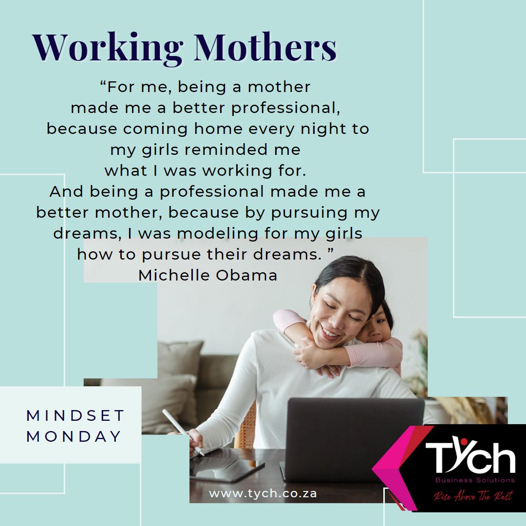 TychTeam's tweet image. Let's recognize the invaluable contributions of working mothers, as they continue to break barriers, inspire change, &amp;amp; make a positive impact on their families &amp;amp; communities. 🌍❤️

Tag an amazing working mother &amp;amp; show your support! 👇👩‍👧‍👦💼

#WorkingMothers #StrengthAndInspiration