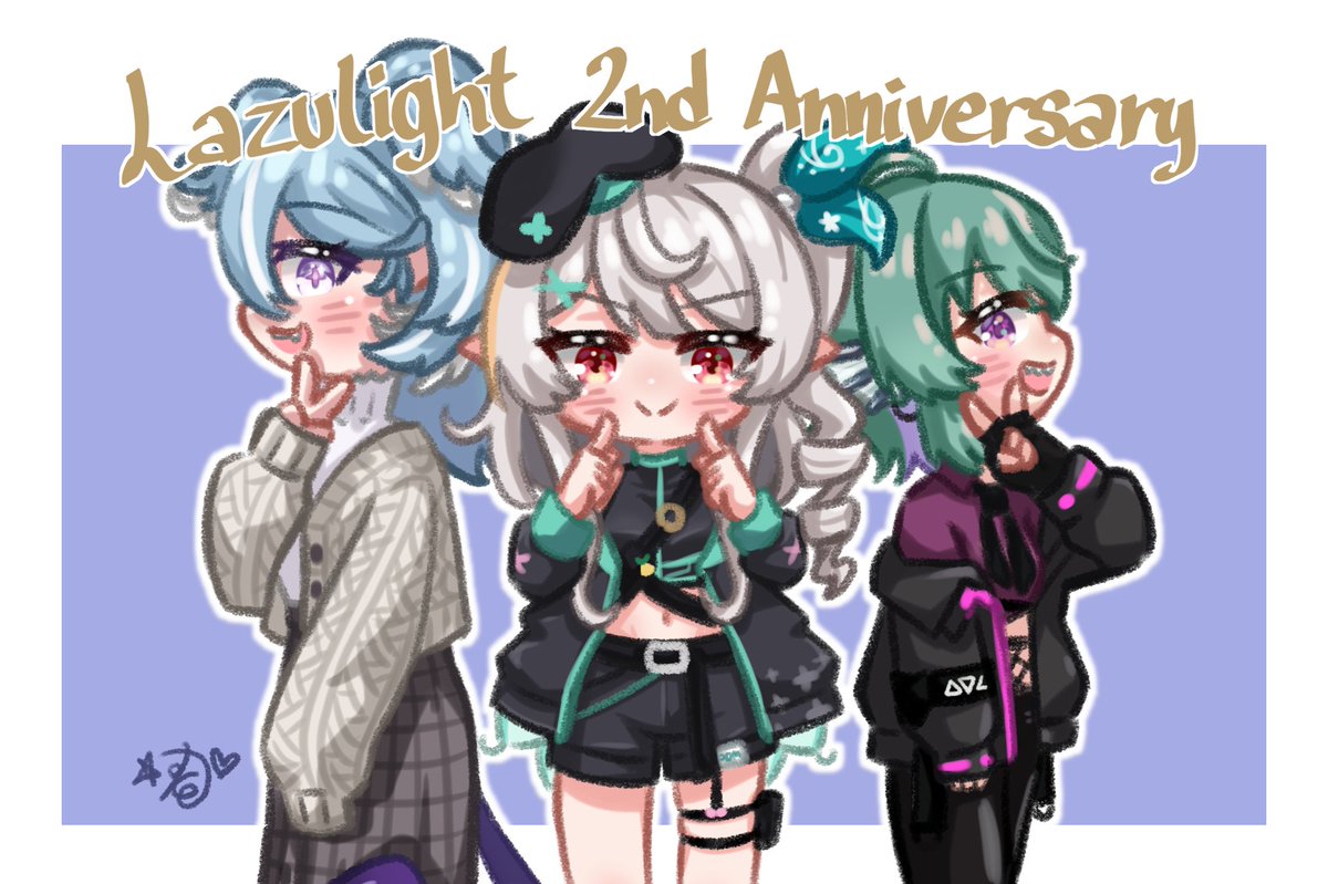 EliraPendora 「Thanks for these amazing years. Happy 2n」|リリヤ⭐️Lyriaのイラスト