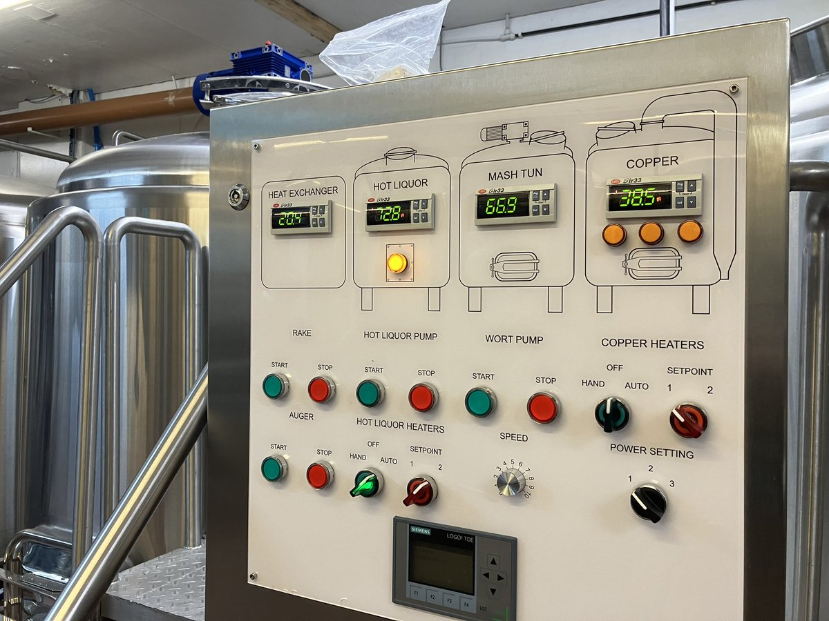 Our first contract brew day is taking place. Thanks to Neil at <a href="/TinHeadBrewery/">Tin Head</a> for expert advice and use of facilities #newbrewery #craftbeer #craftbeeruk #redipa #brewery #locale