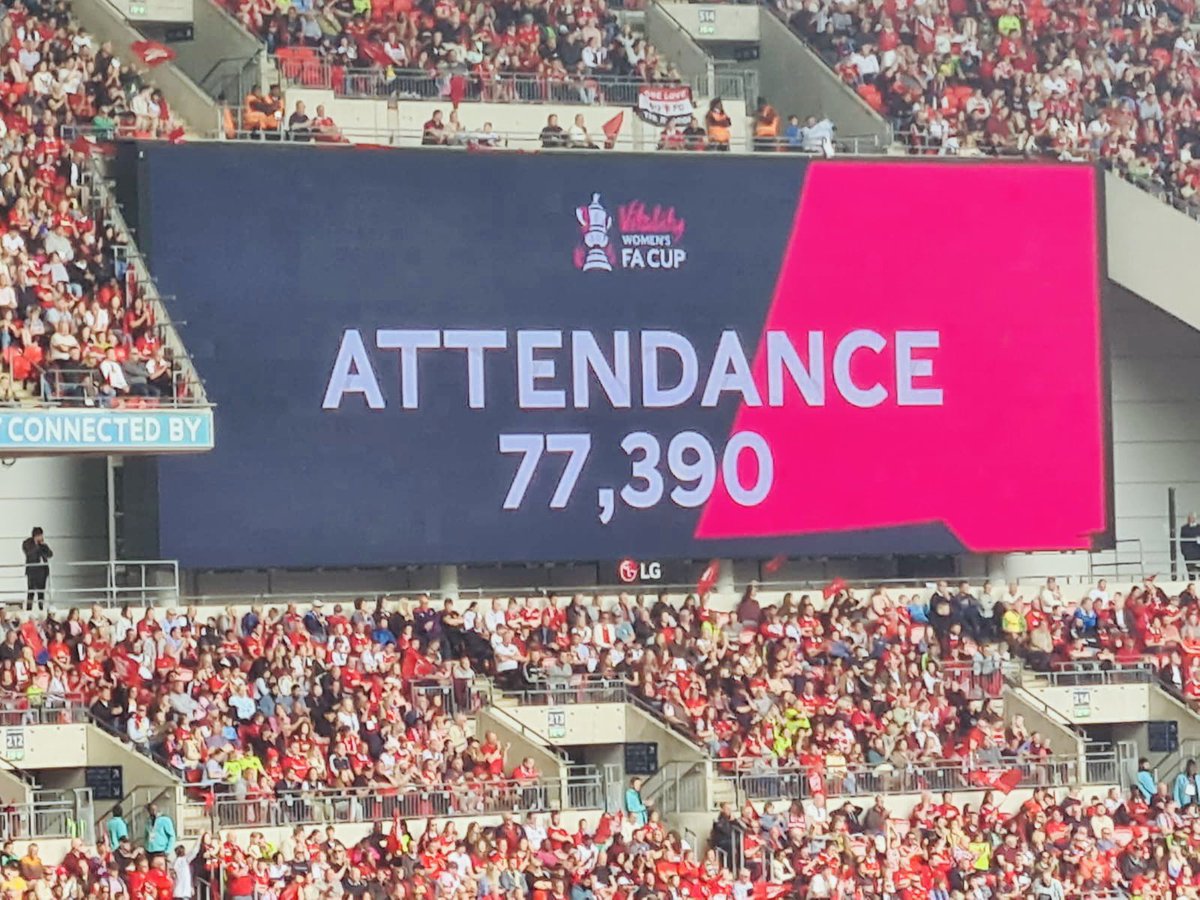 YvonneH147's tweet image. What a brilliant cup final @VitalityWFACup record breaking &amp;amp; vibrant. Congratulations to both teams and huge well done @ChelseaFCW grinding that result. Amazing to catch up with so many members of @WomeninFootball what a buzz their was!