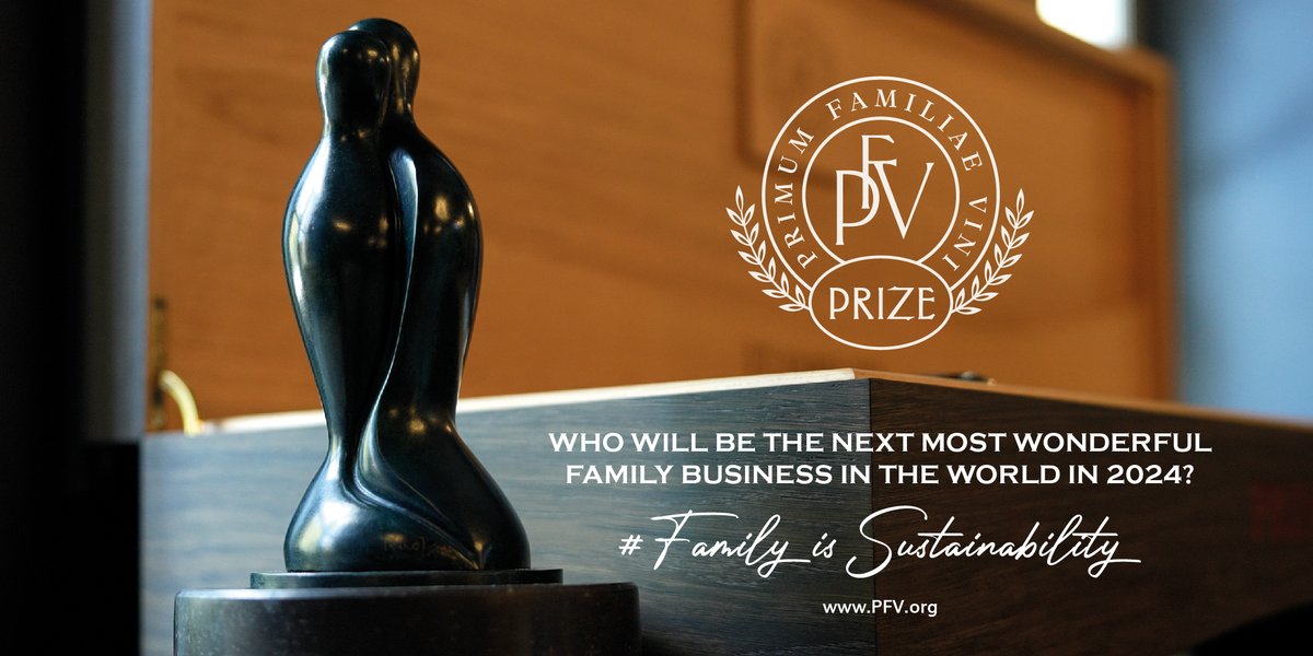 After 2 successful editions, the €100,000 PFV PRIZE of 2024 is now open for applications. Applications for the 2024 PFV Prize can be submitted on PFV.org until October 31, 2023.  #FamilyIsSustainability#PFVPrize #family #familybusiness #craftsmanship #excellence