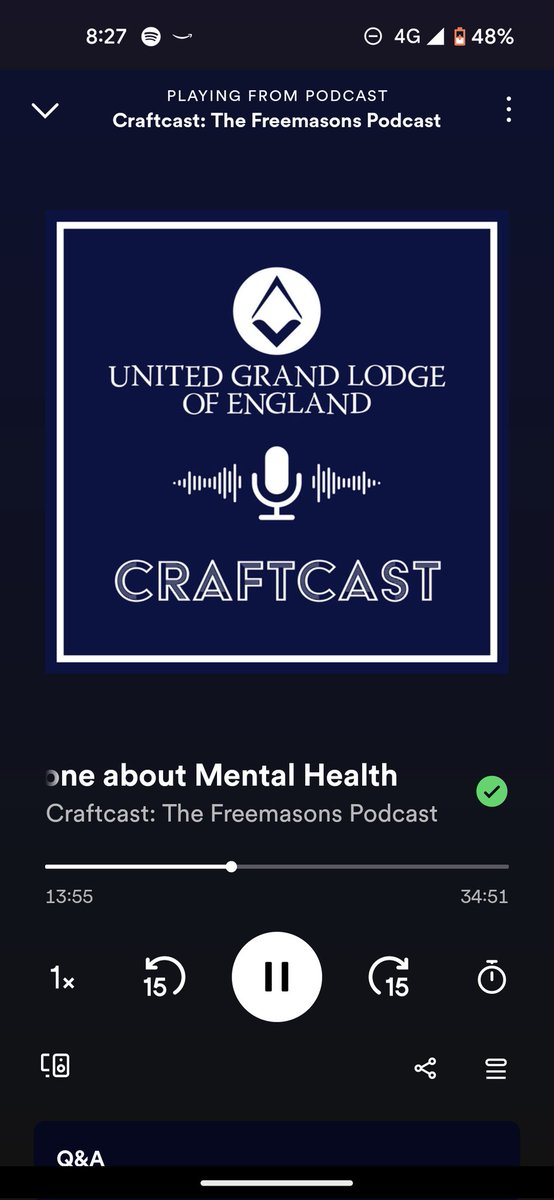 A very special episode of Craftcast is out today! Very proud of the Craftcast team for having the courage to discuss this topic so openly 💪👏

This #MentalHealthAwarenessWeek, try and ask someone 'How are you doing, really?' 

👉craftcast.captivate.fm

#Freemasons