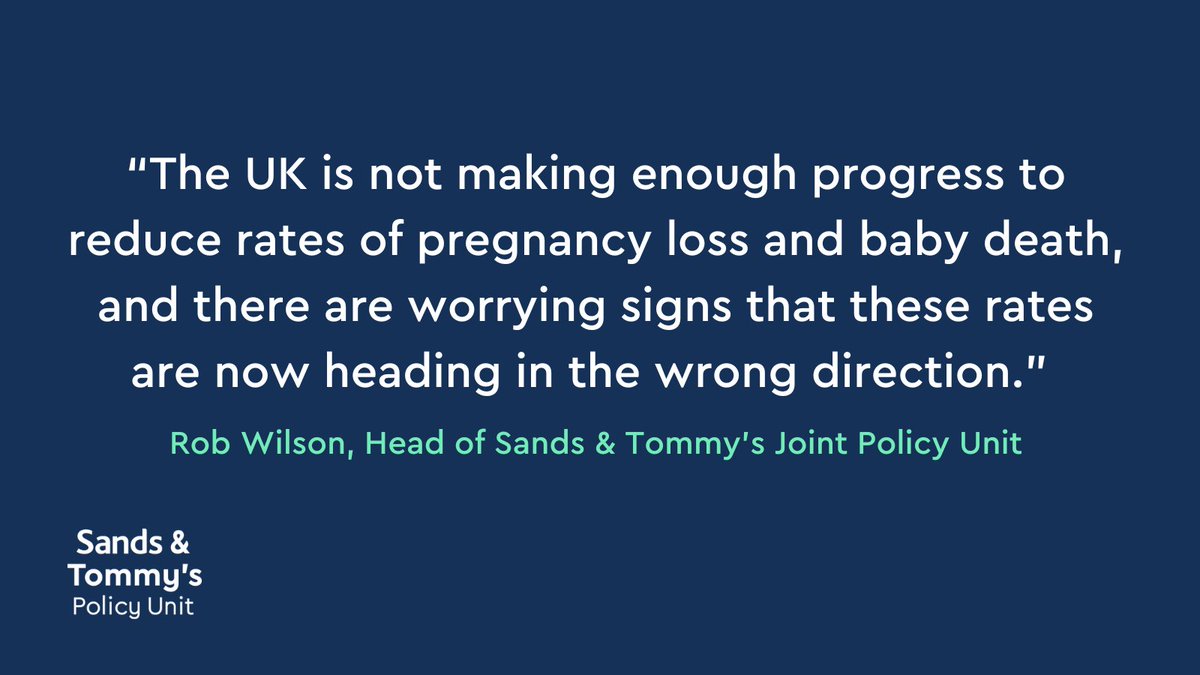 The crucial takeaway is that not enough progress is being made, with worrying signs that we’re starting to go backwards.   
 
This report must be a wake-up call for leaders in Government and the #NHS to make fundamental changes.  
 
#BabyLoss #SavingBabiesLives

(2/3)