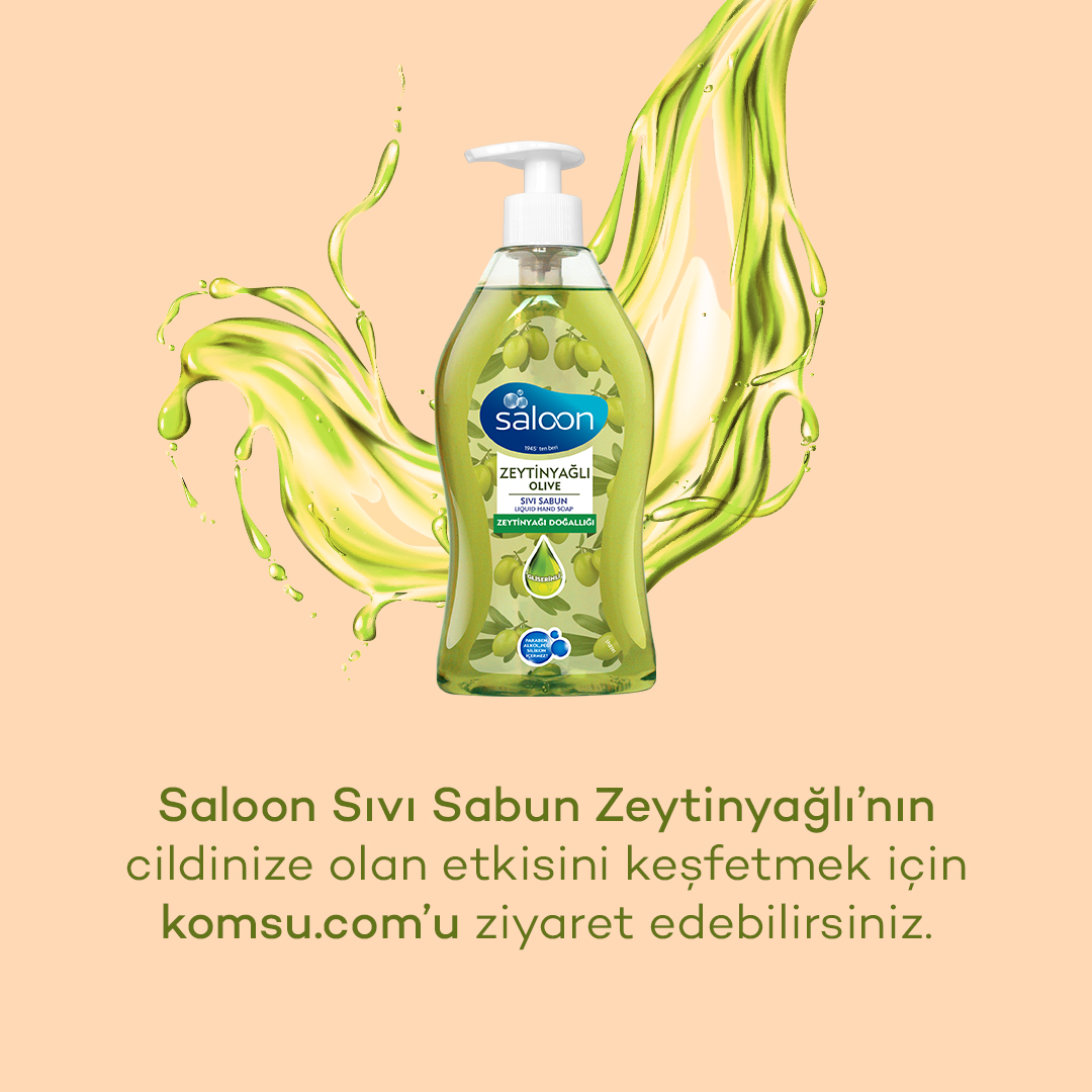 Yenilenen Sloon Sıvı Sabun Zeytinyağlı ile tanışma zamanı.Zeytinyağının doğallığını Saloon Kalitesiyle buluşturan Saloon Sıvı Sabun Zeytinyağlı komsu.com’da.

#Saloon #DoğanınSanatınıKeşfet #Sabun