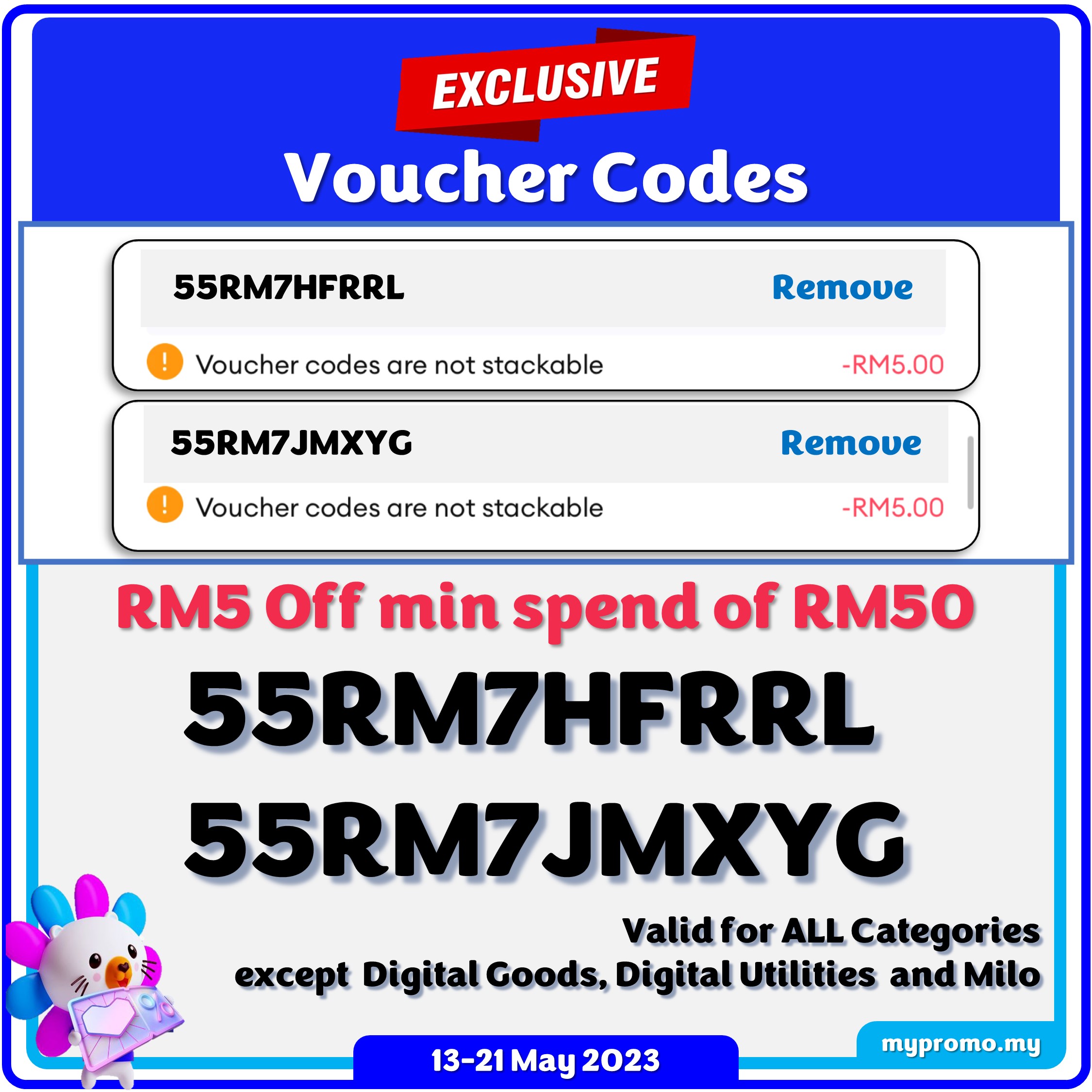 Lazada RM5 Off Voucher for May 2023