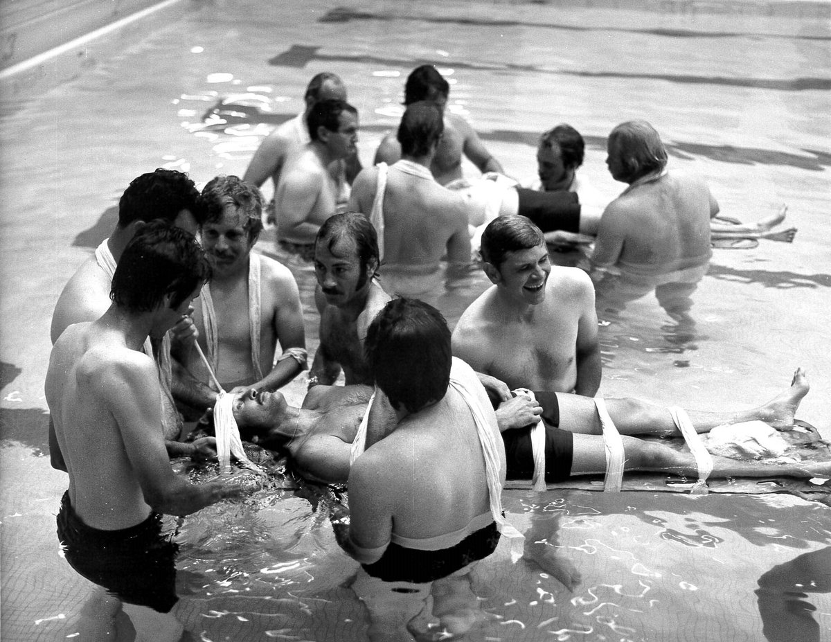 May is #NationalWaterSafetyMonth which is the perfect time to review water safety tips to keep your family safe. Visit @MayisNWSM for valuable resources so you can #BeWaterAware.📸: Undated photos of water safety training found in @UtahDNR records. Any guesses on what year?
