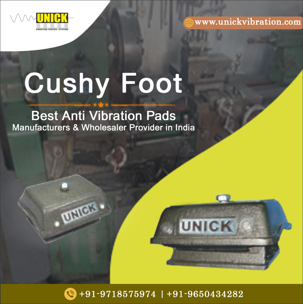 UnickVibration's tweet image. One of the best leading most Manufacturer &amp;amp; wholesalers of Cushy Foot in India. Cushy Foot offers precise leveling and reduction in vibration of heavy industrial machinery.
Call @9718575974, 9650434282 | unickvibration.com/product/cushy-…
#installations #installationsheets #springpads