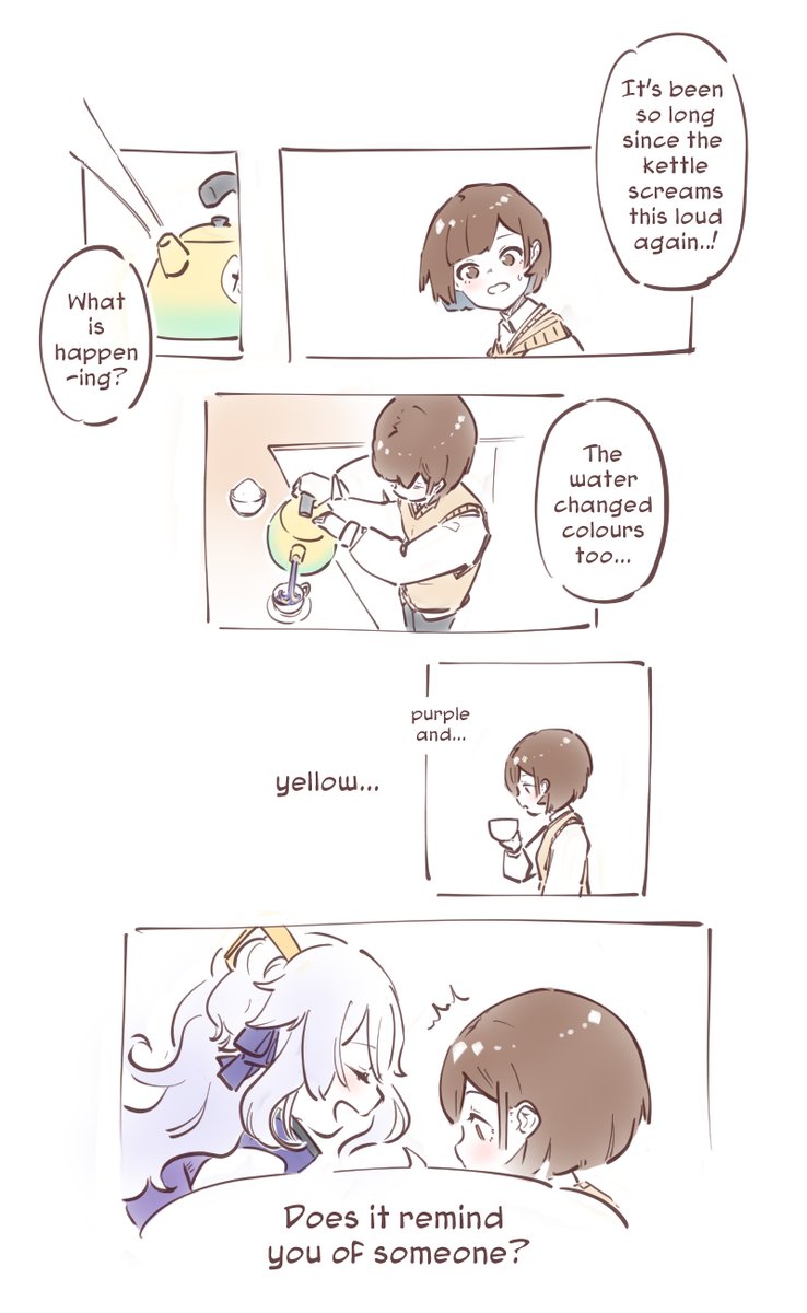Yorunys's tweet photo. It is true, being sad is a waste of time,
for a cherished treasure returns ! ☺️✨

#henyart https://t.co/ZhmaH5RHU4