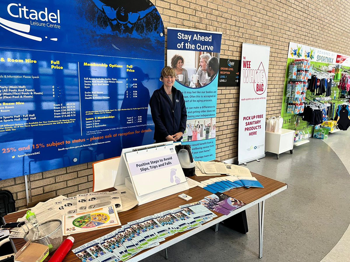 Joanne Payne (@joannepayneot) on Twitter photo Staying Ahead of the Curve team - Engaging individuals using leisure services, to have early conversations about maintaining functional independence <a href="/sahscp/">South Ayrshire Health and Social Care Partnership</a> <a href="/clairemuiraaahp/">Claire Muir</a> Staying Ahead of the Curve team - Engaging individuals using leisure services, to have early conversations about maintaining functional independence <a href="/sahscp/">South Ayrshire Health and Social Care Partnership</a> <a href="/clairemuiraaahp/">Claire Muir</a>