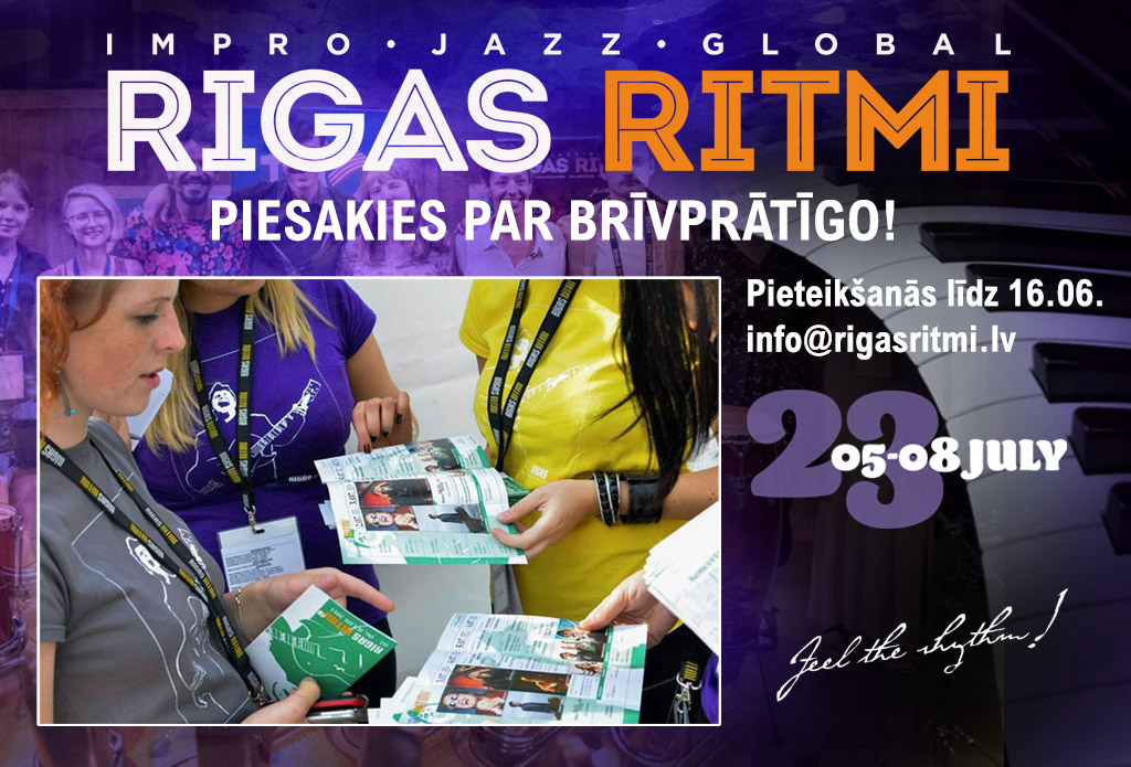 rigas_ritmi's tweet photo. @rigas_ritmi meklē brīvprātīgos palīgus - ja mīli mūziki un ir ķēriens organizatoriskās lietās, piesakies! Gaidām CV uz info@rigasritmi.lv līdz 16. jūnijam! https://t.co/38iG5oWzo6