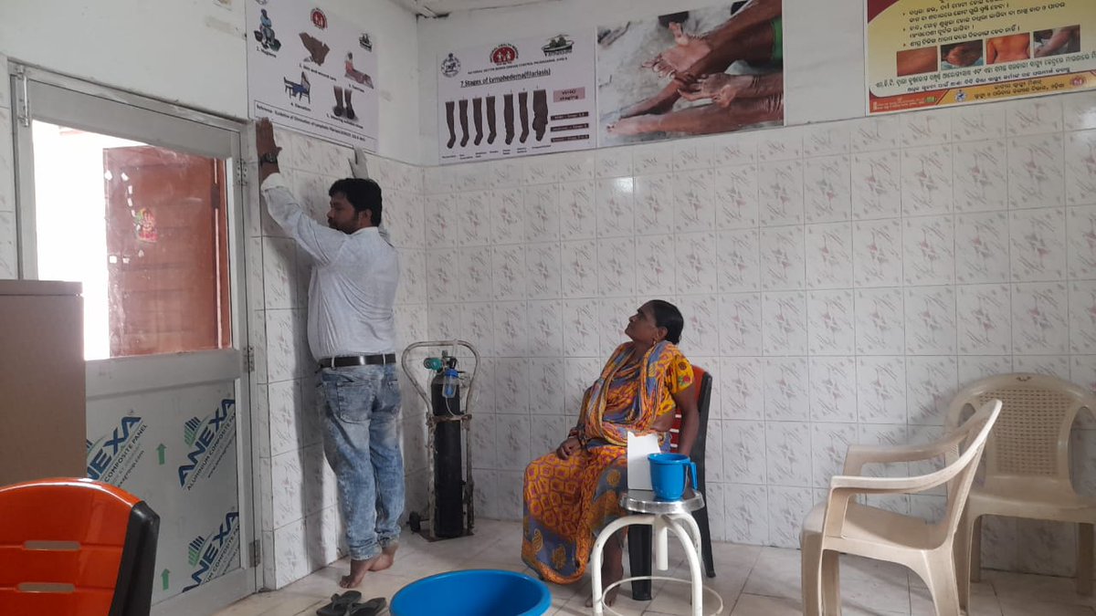 AngulDmo's tweet photo. Morbidity Management of lymphatic Filariasis case at Integrated DPMR clinic ,Angul.@angul_dm #ntd #nhmodisha https://t.co/C7vqFKE0XZ