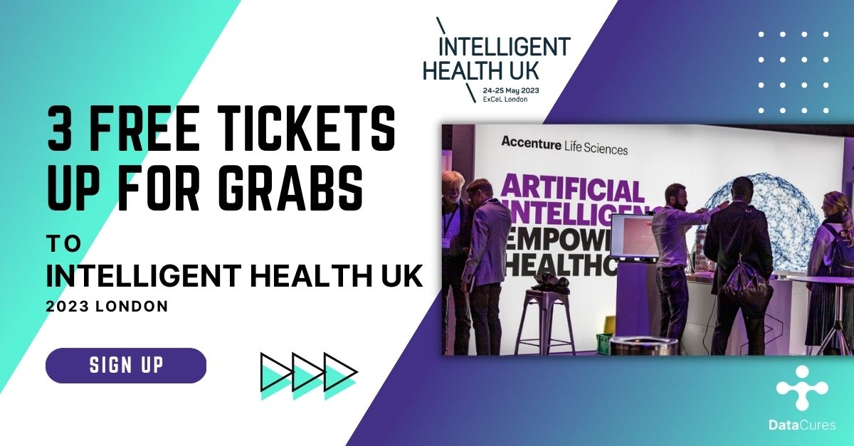 Data_Cures's tweet photo. Get free tickets worth £2400+
Discover the fascinating intersection of AI and healthcare in London this May.
To enter the draw sign up for the data-driven healthcare newsletter here: https://t.co/t8BE7DzHPE
#healthcare #aiforgood #healthcareinnovation https://t.co/a10ADXcSm3