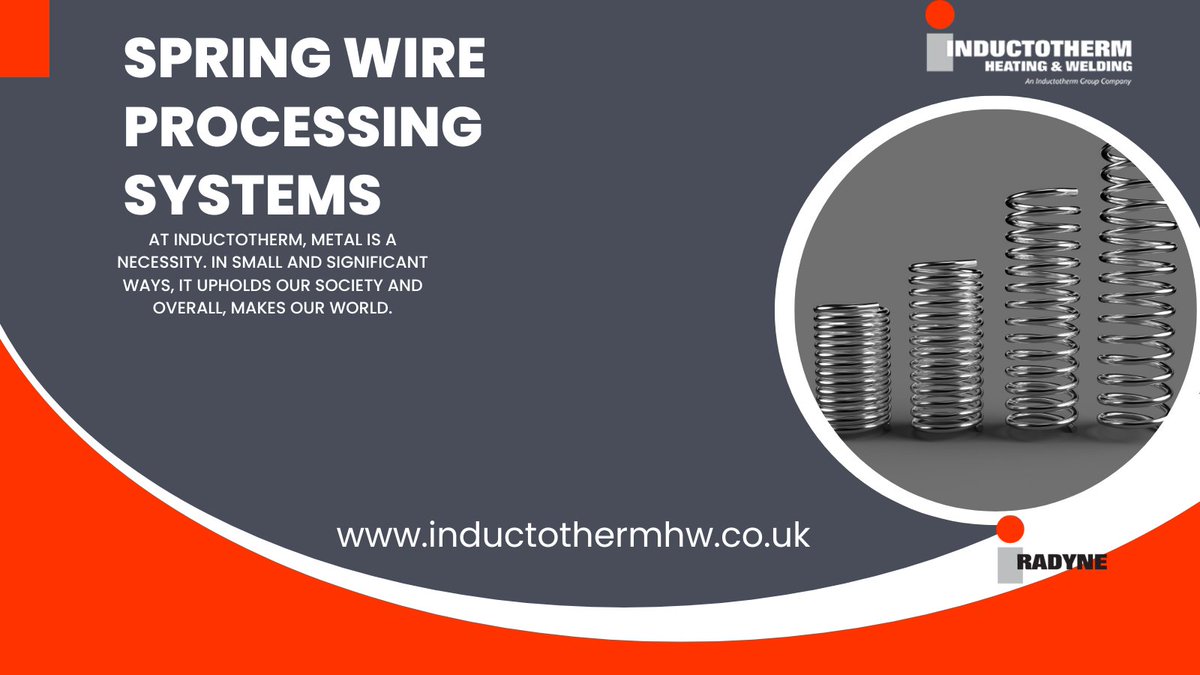 InductothermHW's tweet photo. Radyne wire processing lines offer a fast, clean and efficient means of induction heating both single and multi-strand wire in addition to a safe and environmentally clean water quenching system.
Click: https://t.co/EFfXirxD4z
#springwire #induction #wire #inductionmachinery https://t.co/ExFdI0KbnJ