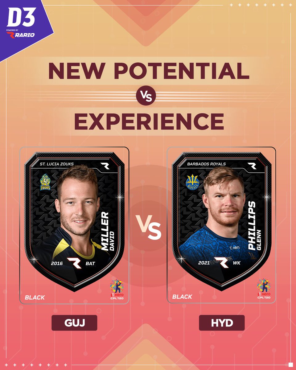 TheD3Official's tweet photo. What do you consider while picking your top3 players? New age players or experienced ones?

#D3 #DigitalPlayerCards #PlayerCards #Rario https://t.co/UeQh9rIkoG