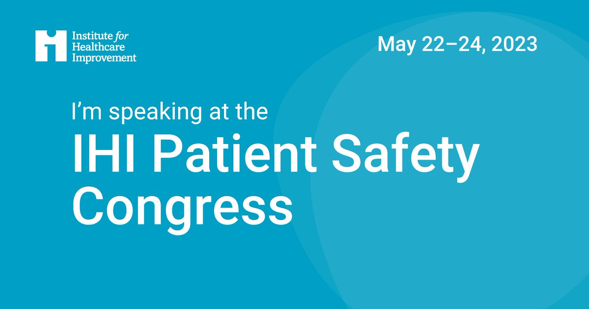 JonathanCohenMD's tweet image. The #IHICongress starts one week from today @NationalHarbor!  I'm looking forward to presenting the #CPPS review course with @gratefulpt and learning from my colleagues
@TheIHI @psluic 

#ptsafety #patientsafety
