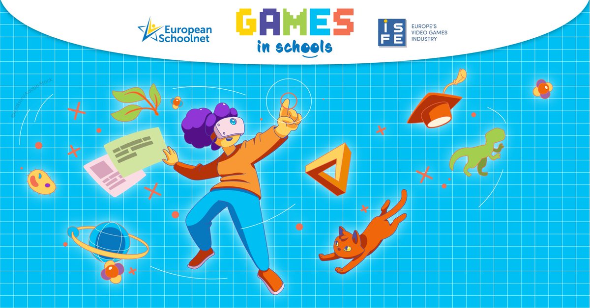 videogames_EU's tweet image. Tune in to #GamesInSchools WEBINAR tomorrow, 16/5 at 17h00 CEST with online safety expert Gareth Cort and PEGI's Dirk Bosmans! Join us at bit.ly/3pyT1Uh to explore how teachers can safely use #videogames in the classroom. #gamebasedlearning #OnlineSafety #DigitalSkills