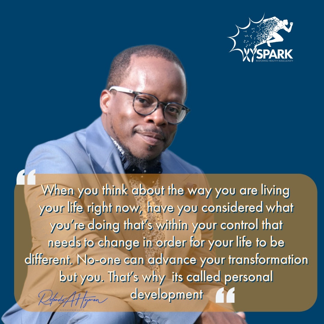 RolandoAHyman1's tweet photo. Begin the change by focusing on what you can control. #men #masculinity #menscoach #menscoachrolandosays #lifecoachingformen #menempowerment #with #Rolando #Hyman #xyspark https://t.co/6sPBknOtp0