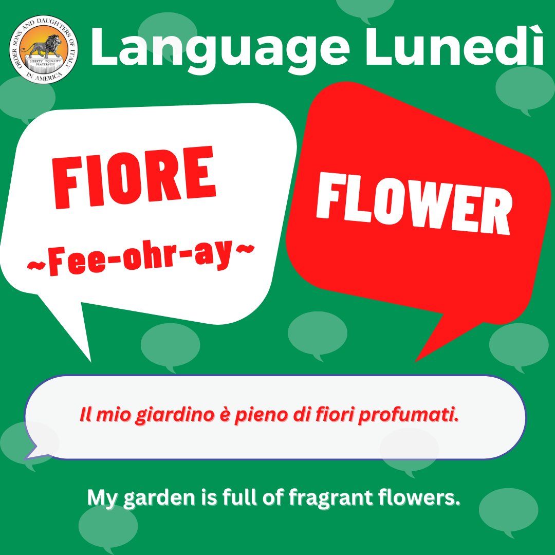 Sons_of_Italy's tweet photo. #LanguageLunedì
#OSDIA #SonsOfItaly #ItalianAmerican #ItalianPride #ItalianHeritage #LaBellaLingua #ItaloAmericano #Italian #Italiano #Italy #Italia #ItalianRootsAmericanBranches https://t.co/yBp1vAmdD6