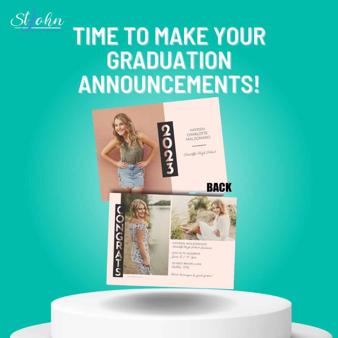 Graduation Invites are available NOW! 🎉

Get yours in time for your big day. Link In Bio!

#GoHawks #IAmAKnight #CDBucs #CCSHS #Roarasone #cannonschool #gastondayschool #wearemetrolina #COBIS23 #Bethewhy #EverythingMatters #DavidsonDay #TFSK12 #LNCPride #PLPpride #wearetrinity