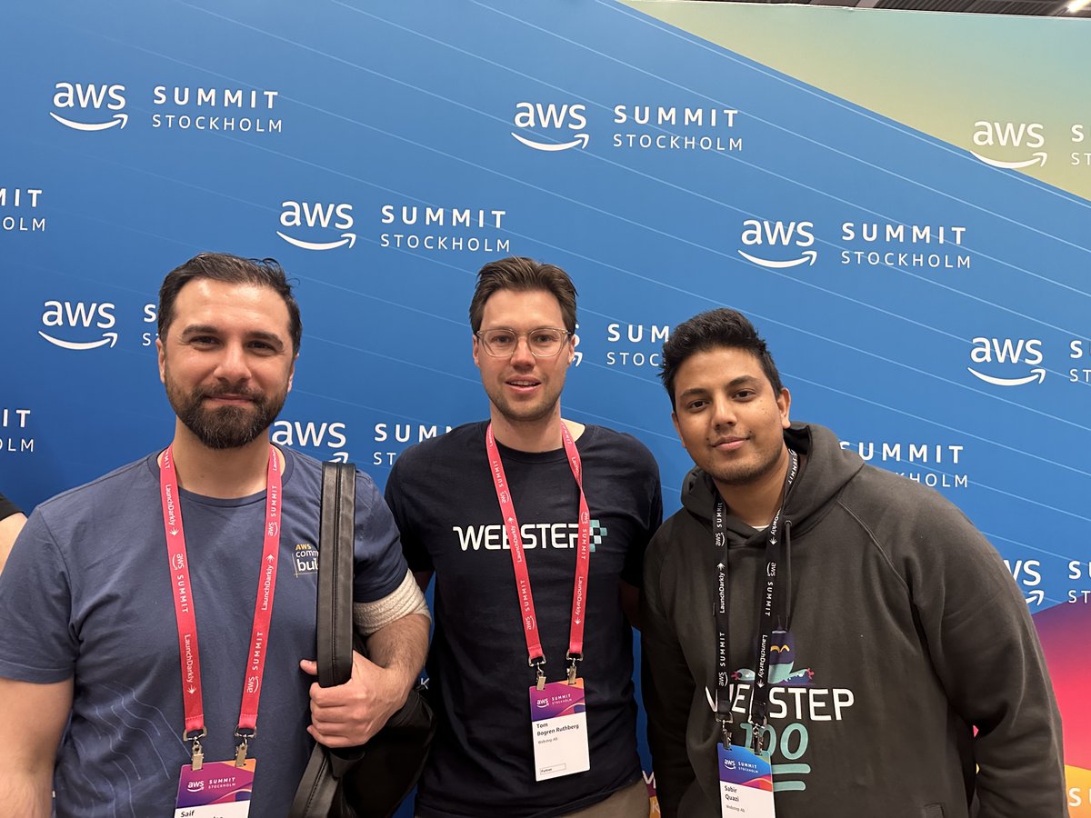 WebstepSE's tweet image. Webstep at #AWSsummit2023.