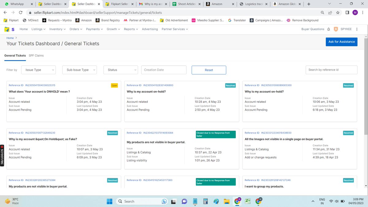 Prockbrother007's tweet photo. @tweeter  Dear Team,  
we new  on your @Flipkart portal. I started selling my product on your portal. Brand name is SPYKEE. Now bcz of some unknown reason my account has been blocked. I have raised several tickets regarding it. But i haven't got resolution. 
@flipkartsupport https://t.co/qZ3ZirhjSs