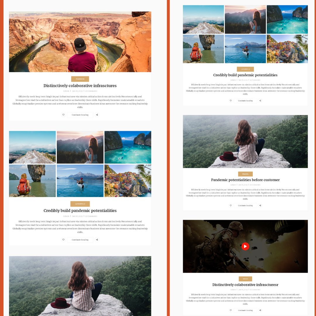 DevGeneration's tweet photo. ⚡This Design is for a Personal Blog HTML Website Template.
Buy Now 👇
Full View Link:https://t.co/83dSU4zJc0
--
To make your website email us👇
📧 nextgenerationdev278@gmail.com
--
#personalblog #personalblogger #fashionblogger #travelblogger #html5 #CSS #USA #webdeveloper https://t.co/o7pdcesFfk