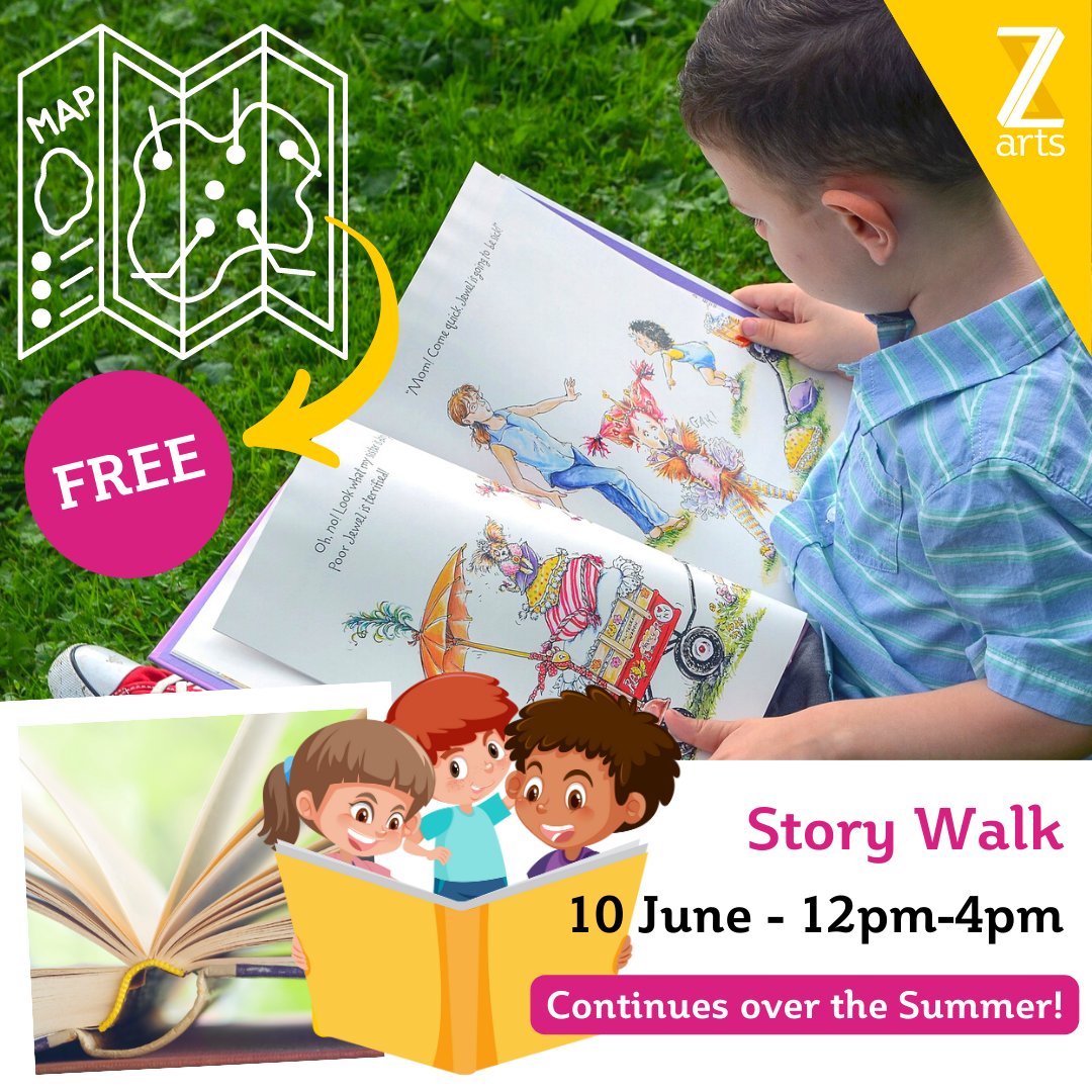 Z_arts_mcr's tweet photo. To celebrate @MCRCityofLit's #FestivalOfLibraries 2023 join us for the launch of our summer #StoryWalk... A great way for families to enjoy reading and the outdoors at the same time! 📚
📍Hulme Park
📅10th June 2023
⏰12-4-pms 

https://t.co/1AA36M35PX

#CityofLit #childrensbook https://t.co/l9r1shezFr