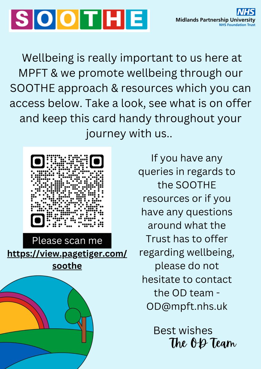 MPFTodl's tweet photo. We’re proud to be supporting @mentalhealth this  #MentalHealthAwarenessWeek - 15 to 21 May. Join in and help to create a world with good mental health for all. Find out  more and get involved https://t.co/IZSb2jZIKn  #ToHelpMyAnxiety 
@mpftnhs 💙🫶💚 https://t.co/POZewYRHss
