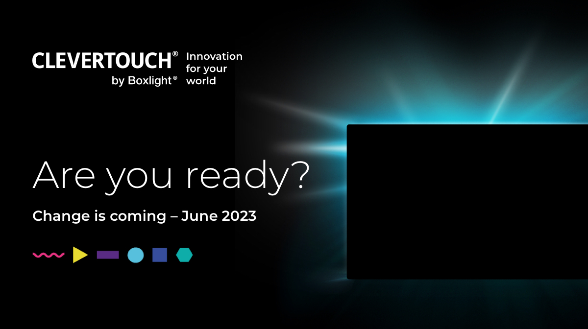 Change is Coming bit.ly/44ZfxG5 #avtweeps #avislife #clevertouch #myclevertouch