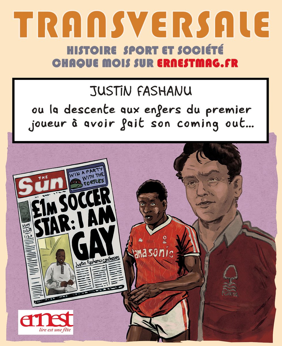 RobinWalterBD's tweet photo. Plus que jamais, l'histoire de #Fashanu a besoin d'être racontée.
Cela tombe bien, elle est en accès libre chez @ErnestLire :
https://t.co/Zyc2Vvt4Ch
#BD #homophobie #foot https://t.co/RWziZXDXzX