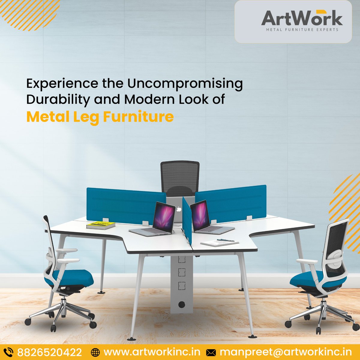 Metal_artworks's tweet image. Elevate your space with the unbeatable combination of durability and modern aesthetics offered by our metal leg. Experience style and strength like never before. #MetalLegFurniture #DurabilityMeetsDesign #ModernAesthetics #artwork #artworkmetalegs