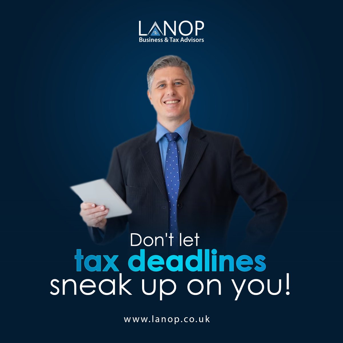 LanopLtd's tweet photo. Avoid the last-minute rush and hefty penalties. Stay ahead with our expert tax planning services.

#taxplanning #taxplanningtips #taxplanningstrategies #taxplannerUK #Lanop #TaxandbusinessadvisorsUK https://t.co/Ej9JFel2Uc
