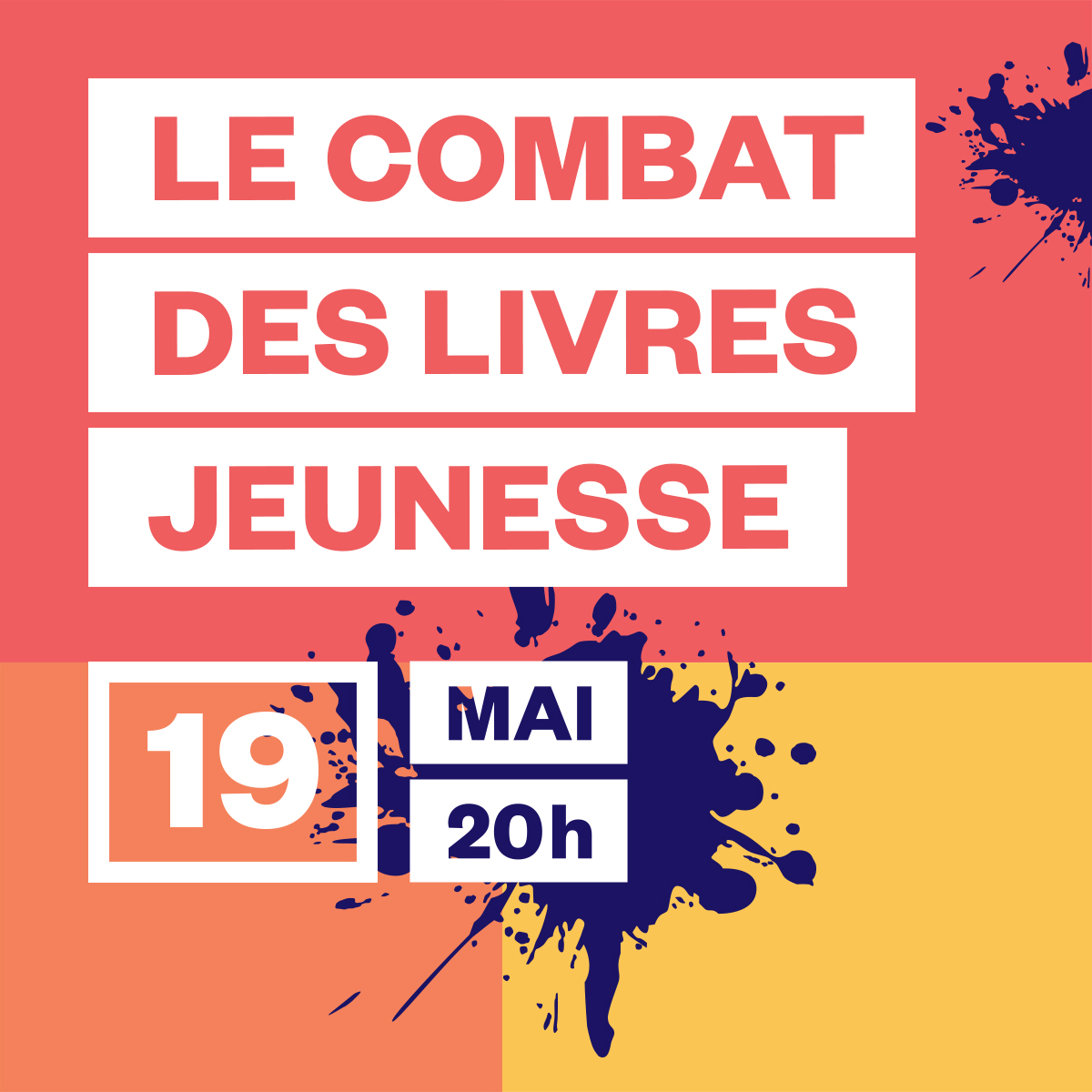 Êtes-vous prêts pour notre semaine de combats? 📚

⚔ Lundi au jeudi 20h : Combat national des livres 
🥊 Vendredi 20h à 22h : Combat des livres jeunesse 

Votez pour votre livre préféré : rc.ca/Sp3lH4
<a href="/Brige_Noel/">Brigitte Noël</a> <a href="/Tshikudi/">Patricia Bitu Tshikudi</a> <a href="/SimonBoulerice/">Simon Boulerice</a>