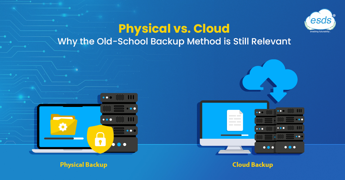 #Physical or #Cloud? 
Choosing one backup for your business could be difficult. We have simplified it for you! 
Check out our #blog to decide the ideal option for your business:bit.ly/3Bs1XgT
#ESDS4U #cybersecurity