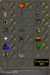 since antimen60 got unbanned, I just finished 41 mining on 100+ accounts O _ O 

that's roughly 4.5m xp