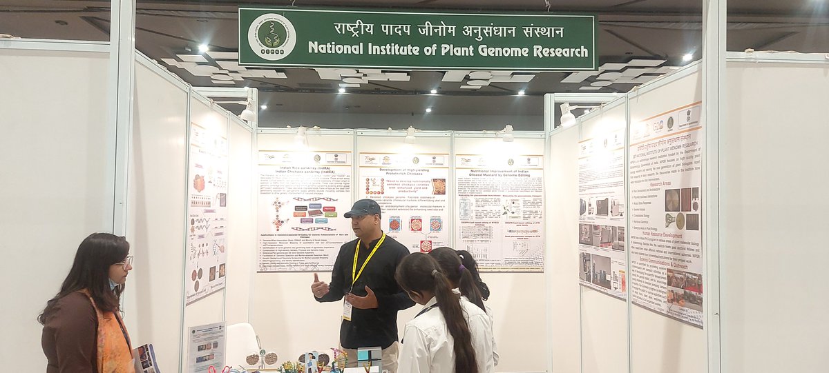 NIPGRsocial's tweet photo. ๐ฑ๐งฌExciting moments at DBT-NIPGR's participation in the #NationalTechnologyWeek! From May 11-14, 2023, we showcased groundbreaking advancements in plant biotechnology, unlocking new frontiers of knowledge.
@DBTIndia @rajesh_gokhale @apslab_nipgr @SciComm_India @tdbgoi https://t.co/46Vu3IinSy
