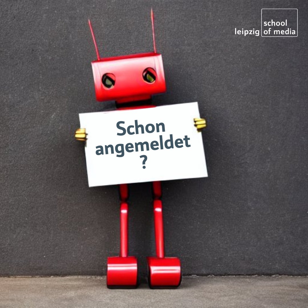 LSoM_News's tweet image. Nächste Woche startet unser Seminar &quot;KI im Journalismus&quot;. 

Melden Sie sich noch schnell an und seien Sie dabei!
bit.ly/3BcOlG7

✔️ Wann? 23.-26.05.2023
✔️ Dauer? 4 Tage
✔️ Wo? Leipzig
✔️ Preis? 1.800 € p.P. (USt.-befreit)

#ki #ai #roboterjournalismus