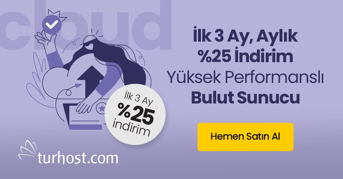 turhost's tweet image. Yüksek performanslı bulut sunucular, şimdi %25 indirimli!
İndirimi kaçırmamak için hemen satın alın: bit.ly/3NDEosA

#sunucu #server #cloudserver