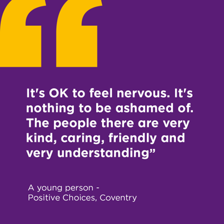 It’s #MHAW &amp; this year’s theme is anxiety. Taking the first step to seek support can feel daunting. We're here for you, when you feel ready. For more information about the service &amp; to make a referral: bit.ly/41BtE1o Here's what one of our young people said about us 💛