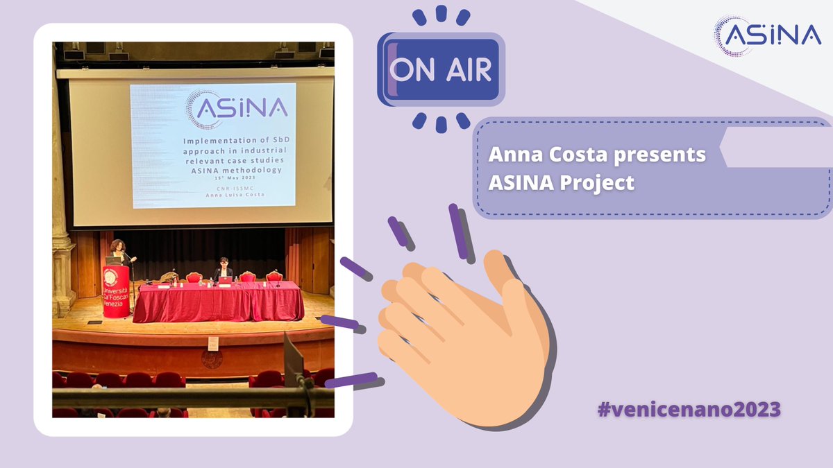 asina-project (@asinaproject) on Twitter photo 📢🔬 Happening right now at Nanosafety Training School in Venice! 🎉 Anna Costa, ASINA Project Coordinator from <a href="/CNRsocial_/">CNR Consiglio Nazionale delle Ricerche</a> , is presenting the Project outlines today. 🌟 Stay tuned for valuable insights into our research. #venicenano23 #nanosafety 📢🔬 Happening right now at Nanosafety Training School in Venice! 🎉 Anna Costa, ASINA Project Coordinator from <a href="/CNRsocial_/">CNR Consiglio Nazionale delle Ricerche</a> , is presenting the Project outlines today. 🌟 Stay tuned for valuable insights into our research. #venicenano23 #nanosafety