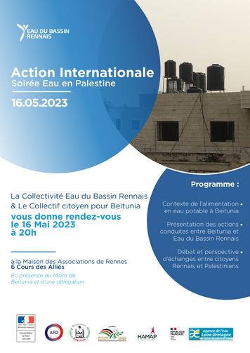 mardi 16 mai 2023 - Rennes - Soirée L'accès à l'eau au quotidien des Palestiniens

ift.tt/rIE3AKe