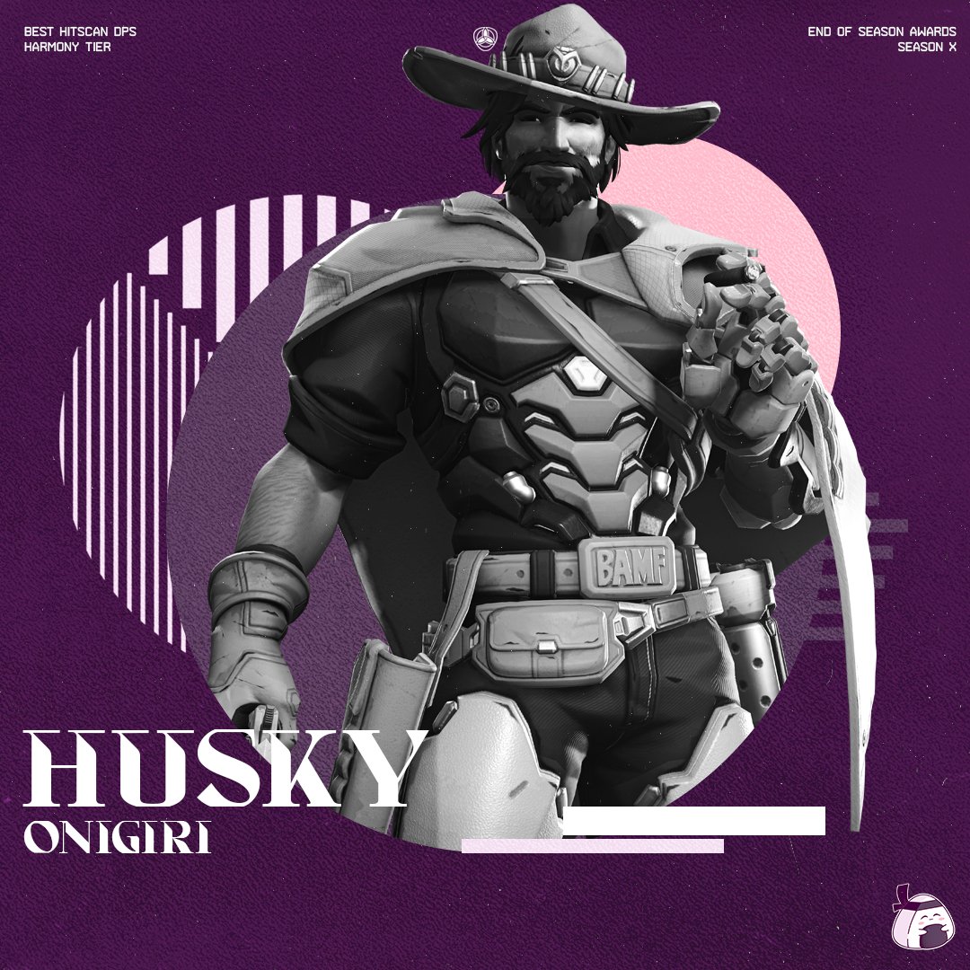 Congratulations to your Hitscan Role Stars for Season 10 in Tranquility's Harmony Tier!

Nova
M1lan
Sariff
Synop
Husky

A special congratulations to the player voted best hitscan in Harmony Tier, from Onigiri, Husky!